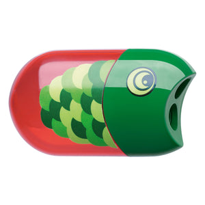 Faber-Castell Double Hole Sharpener with Eraser Fish