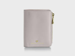 Sheaffer Emily in Paris Full-Grain Leather Zipped Bifold Coin Wallet – Pink, compact and stylish with secure zip closure