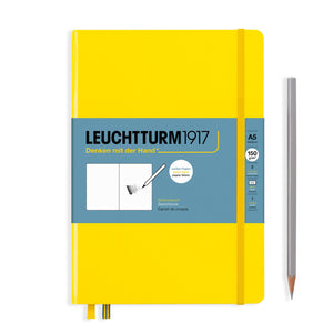Leuchtturm1917 Artist Sketchbooks – 150gsm Paper in yellow cover, ideal for various art mediums such as pencil and ink, 112 pages.