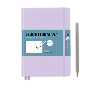 Leuchtturm1917 Artist Sketchbooks – 150gsm Paper with pencil, A5 size, ideal for various art mediums, featuring durable 150 g/m² paper.