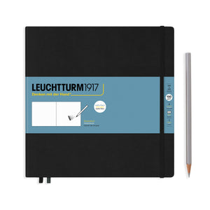 Leuchtturm1917 Artist Sketchbooks – 150gsm Paper with pencil. Ideal for diverse media including ink, marker, charcoal. 112 acid-free pages.