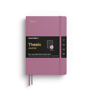 Leuchtturm1917 Thesis Journal A5 Hardcover – Academic Writing, structured companion for thesis, dissertation, and essay progress.