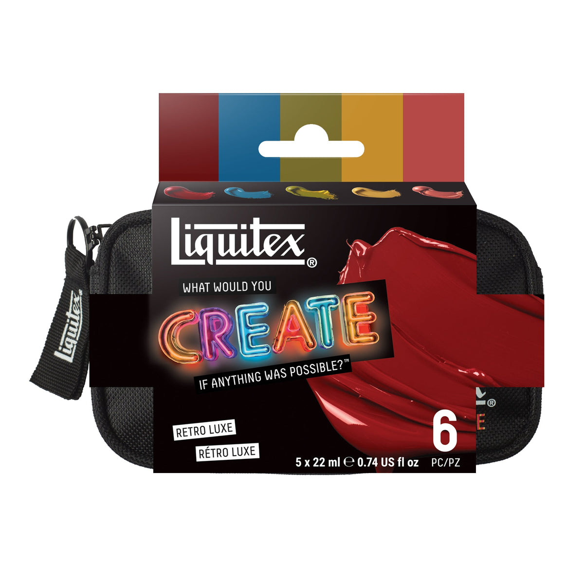 Liquitex Retro Luxe Heavy Body Acrylic Set – packaging