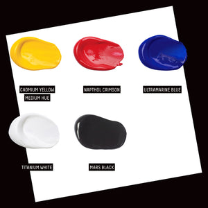 Liquitex 3D Painting Set – colours and medium
