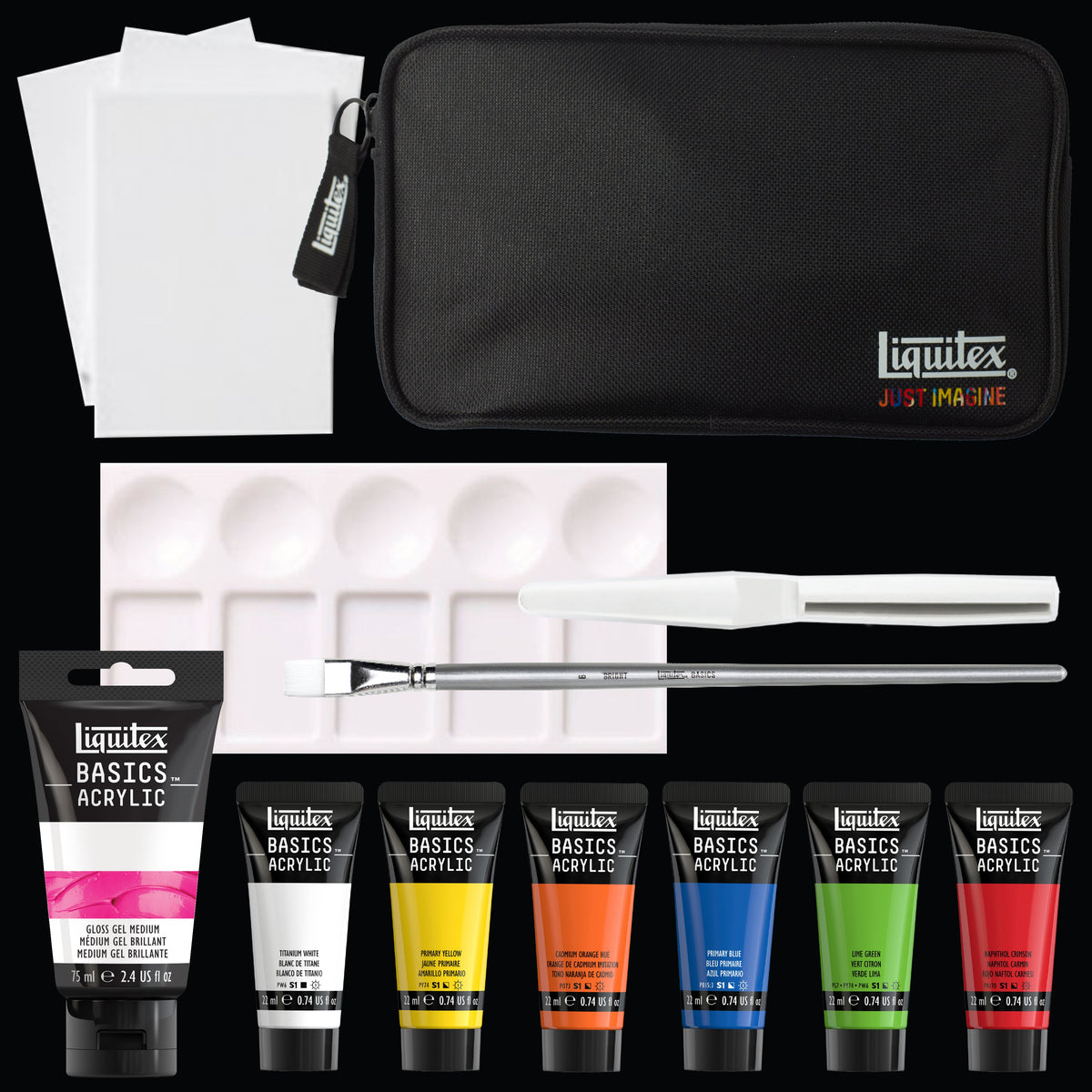 Liquitex Creator's Set – 14 piece set contents