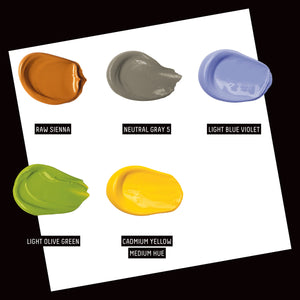 Liquitex Fabric Painting Set – colours and medium