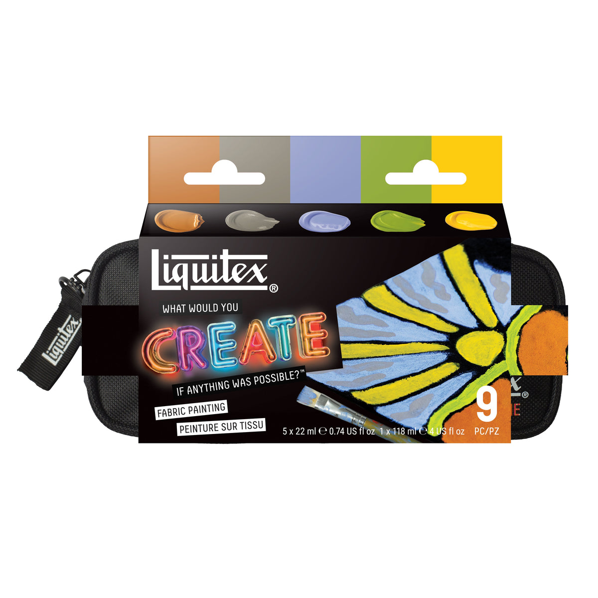 Liquitex Fabric Painting Set – packaging