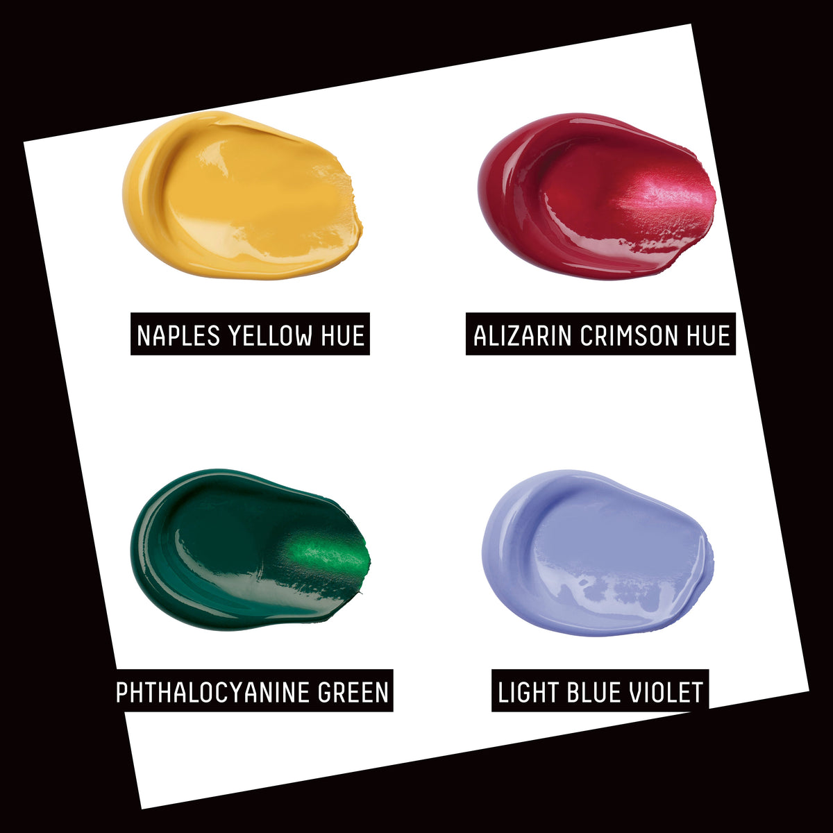 Liquitex Basics Gem Theory Acrylic Set – colour swatches