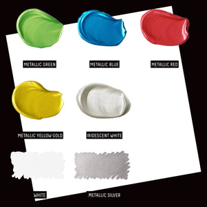 Liquitex Mixed Media Set – metallic colours and markers