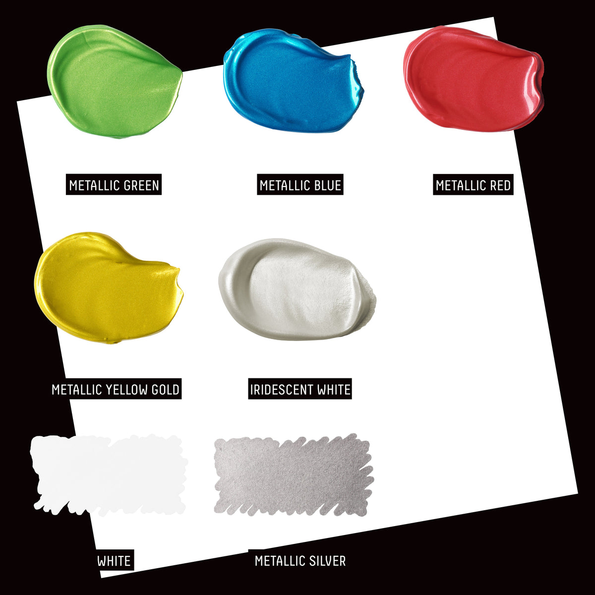 Liquitex Mixed Media Set – metallic colours and markers