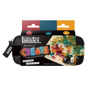 Liquitex Fabric Staining Set – packaging