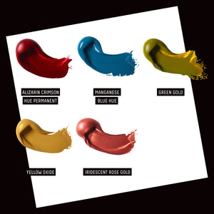 Liquitex Retro Luxe Heavy Body Acrylic Set – colour swatches