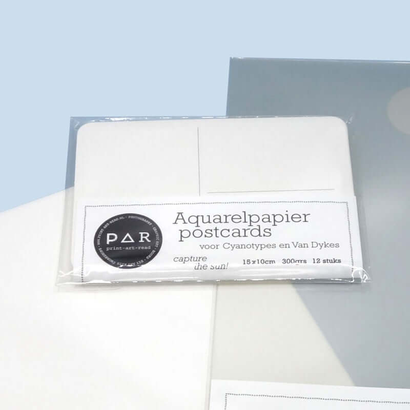 Watercolour Postcards – 12 Pack Refill for Cyanotype & Van Dyke Printing (15 x 10 cm) high-quality paper ideal for alternative processes