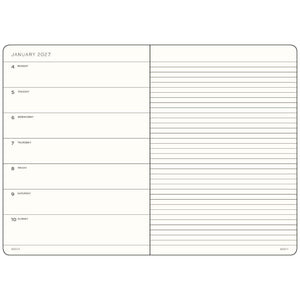 Leuchtturm1917 Weekly Planner & Notebook 2027 A5 - notebook page