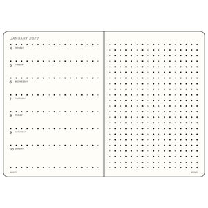 Leuchtturm1917 Weekly Planner & Notebook 2027 A4+ Master - interior detail