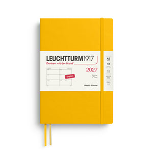 Leuchtturm1917 Weekly Planner 2027 - A5 Medium Softcover - Sunflower