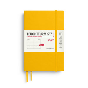 Leuchtturm1917 Weekly Planner 2027 - B6+ Paperback - Sunflower