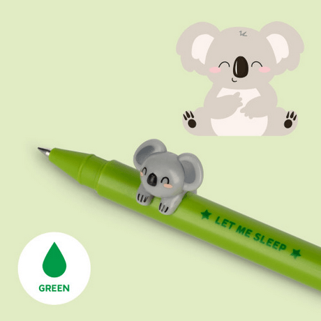 Legami Gel Pen With Animal Decoration - Lovely Friends- Koala