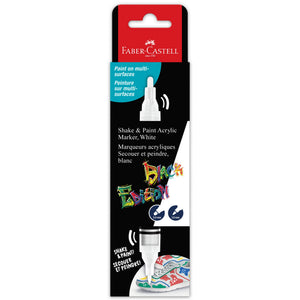 Faber-Castell Black Edition Shake & Paint marker, white