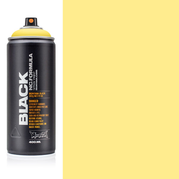 Montana BLACK Spray Paint 400ml - Standard Colours - £6 instore