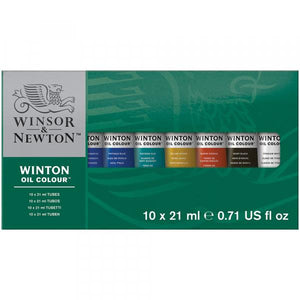 Winton Oil Colour 10x21ml Tube Set