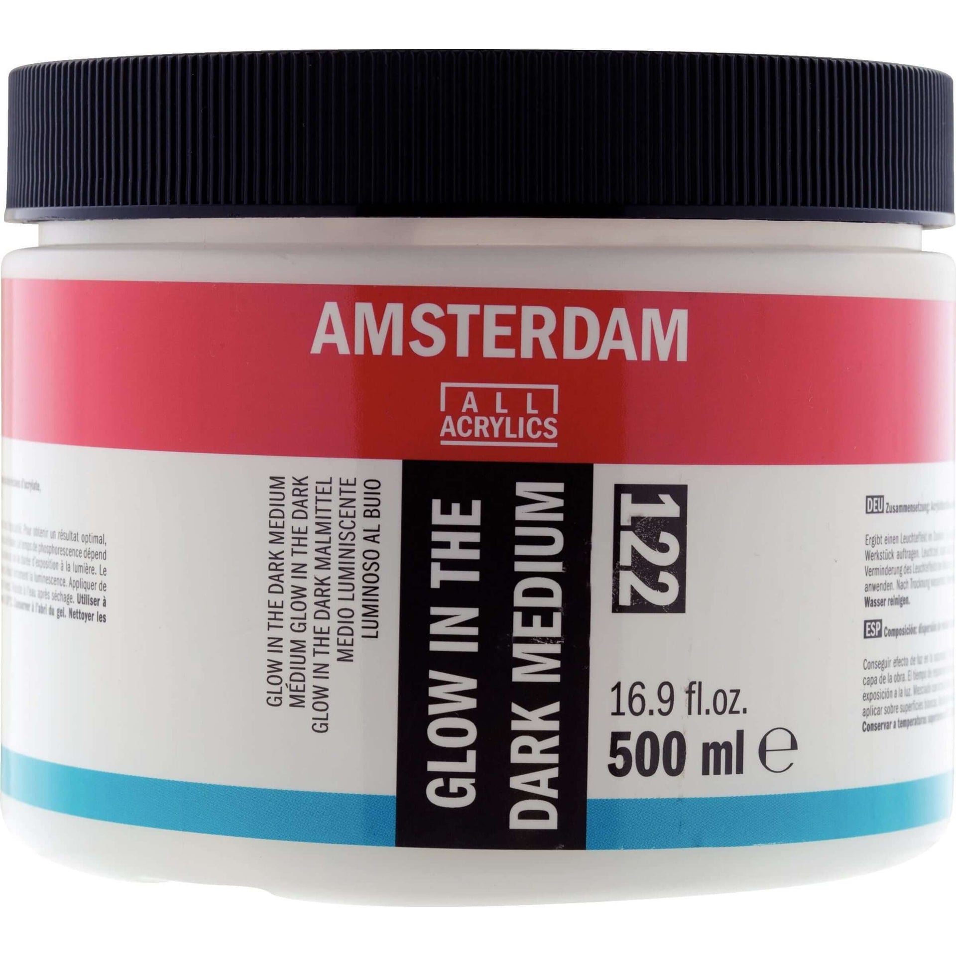 Amsterdam Glow in the dark medium 122 jar 500 ml