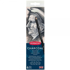 Derwent - Charcoal Pencil - 6 Tin