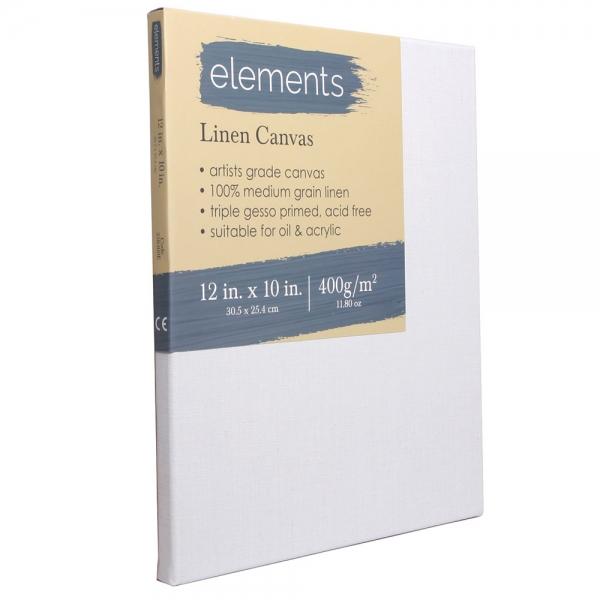Elements Linen Canvas Pack - 100% Linen, Standard Edge (400gsm) IRE and NI only