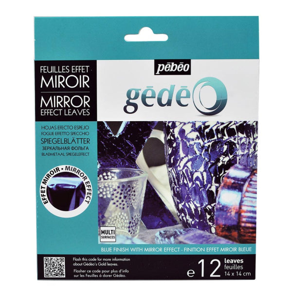 Gedeo Pack Of 12 Mirror Effect Metal Leaves