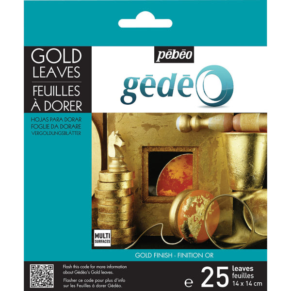 Gedeo Pack of 25 Gilding Leaves for Gilding