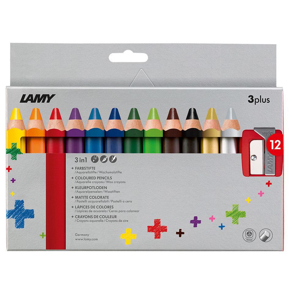 3plus Colouring Pencil Folding Box of 12
