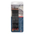 Tinted Charcoal Pencils Blister Pack