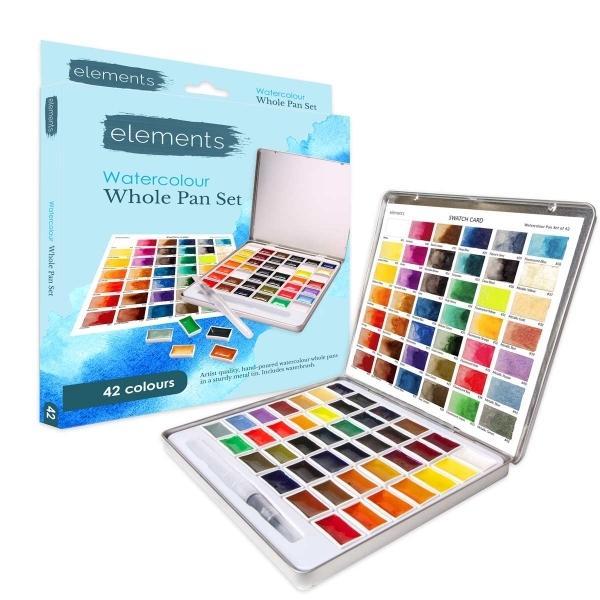 Elements Watercolour 42 Pan Set