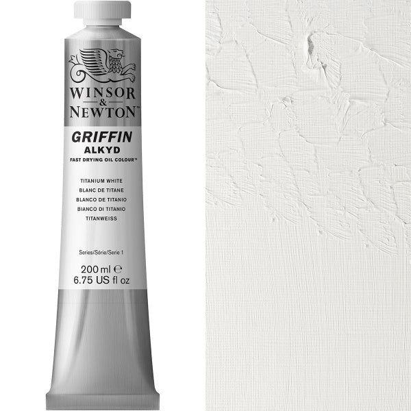 Titanium White 200ml - Griffin Alkyd Fast Drying Oil