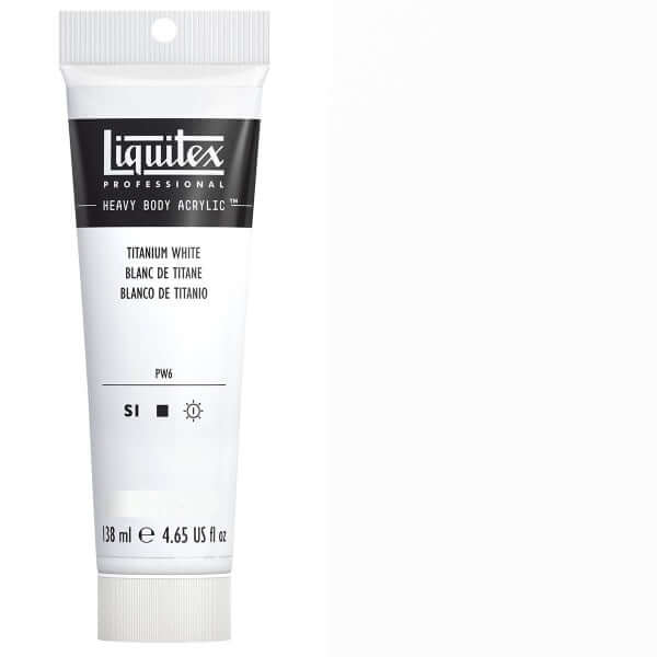 Liquitex Heavy Body Acrylic - 138ml, Titanium White