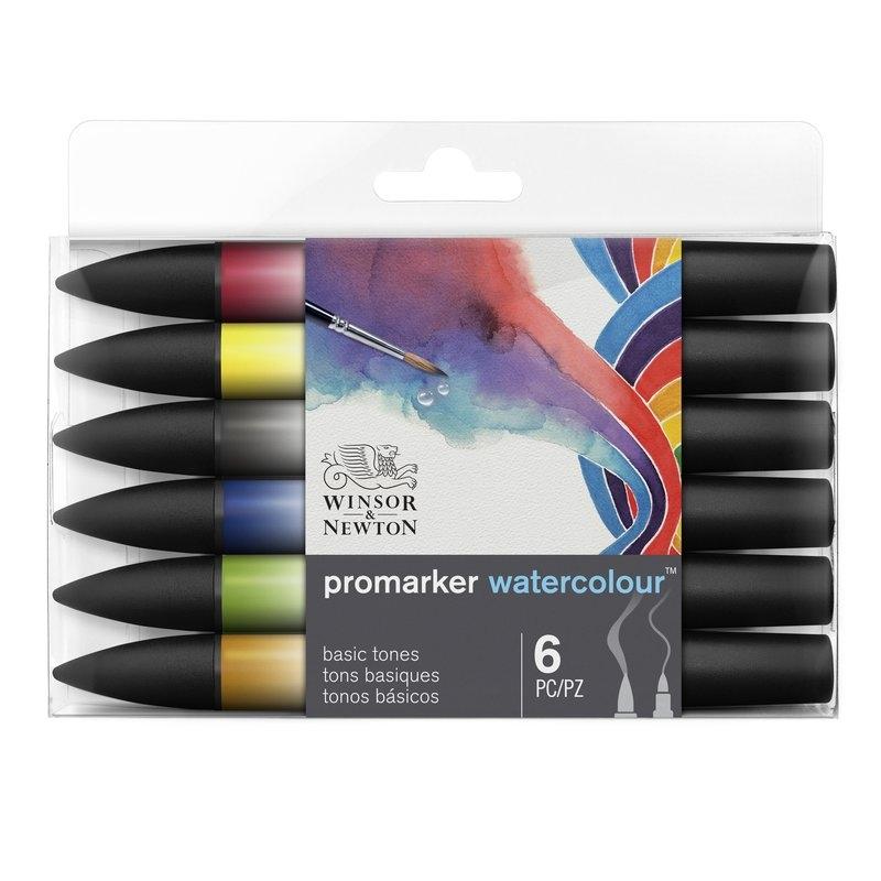 Winsor Newton Watercolour Markers Set Of 6