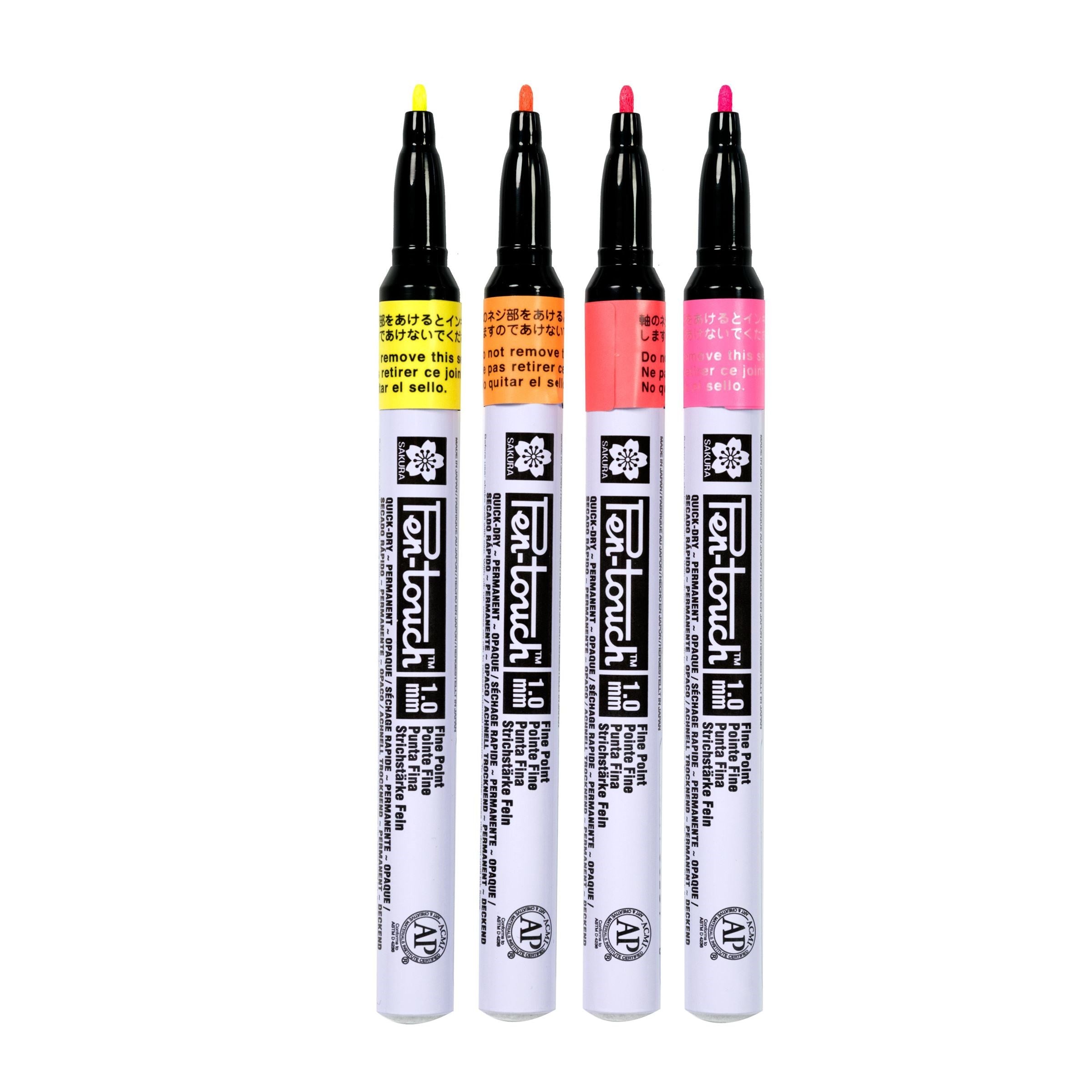 Pen-Touch set Fluorescent | 4 colours