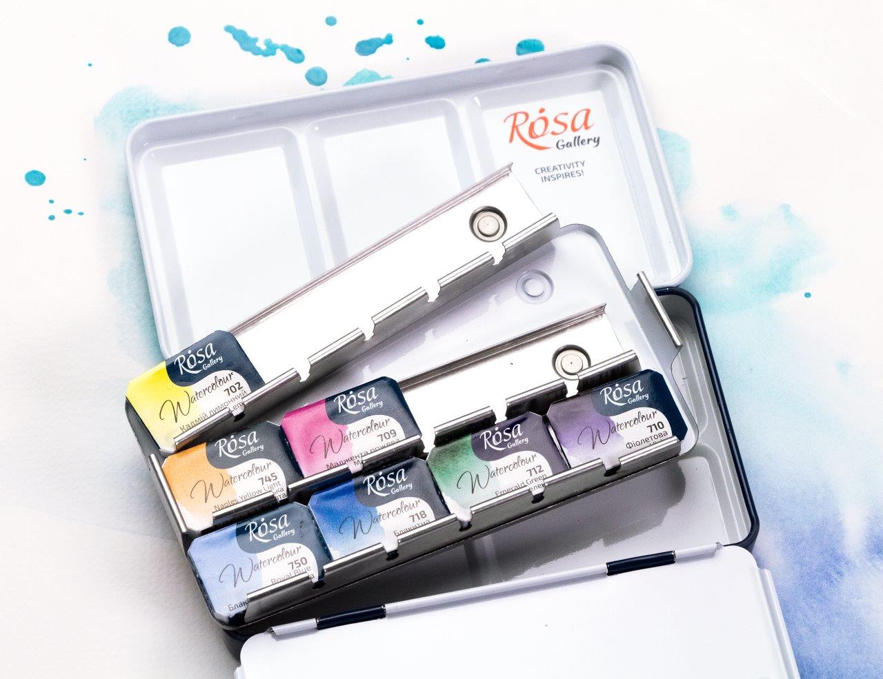 Rosa Gallery Classic Watercolours 12 Whole Pan