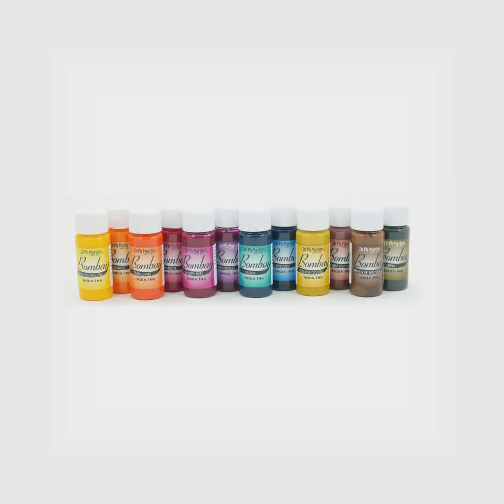 Bombay Ink 15ml 1/2 oz Set