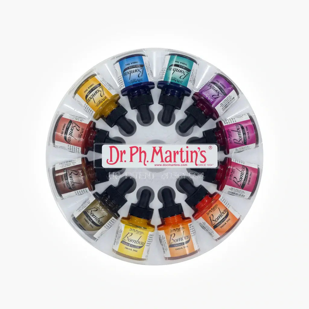 Bombay Ink  30ml  1 oz ROUND Set no 2