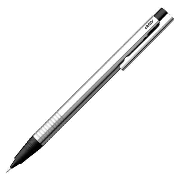 LAMY logo Mechanical Pencil with brushed metal finish and spring-loaded clip