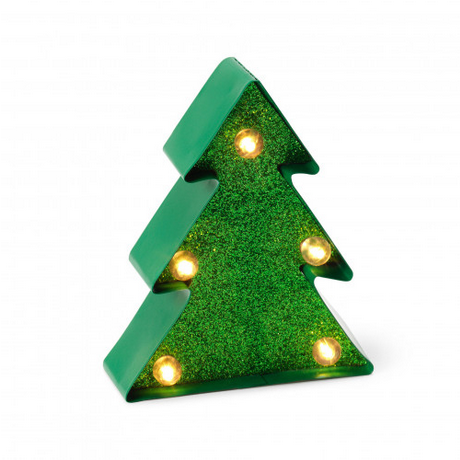 Legami Mini Letter Light - Christmas Tree With Glitters