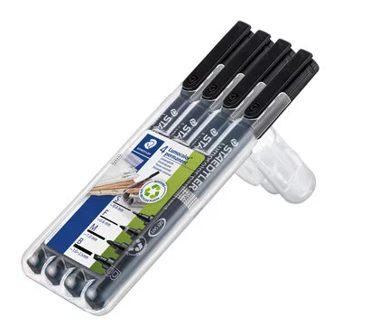 Lumocolor® 31 Mixed sets universal pens - Black