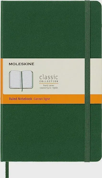 Moleskine Classic - Myrtle Green / Large / Hard Cover / Ruled