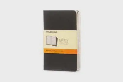 Moleskine Ruled Cahier - Black Cover (3 Set) - Moleskine Cahier