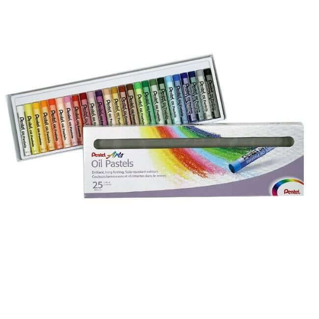 Pentel Oil Pastel 25 colour Set