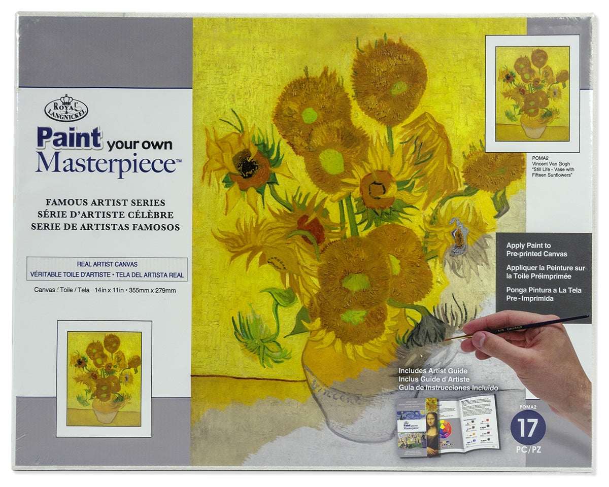 Paint by Numbers Masterpiece - Sunflowers