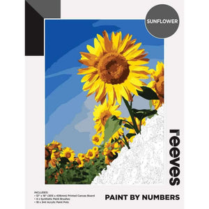 Reeves Paint by Numbers 12x16 inch - Sunflower