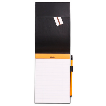 Rhodia ePURE Ntpad pencil holder + pad - Orange A5+