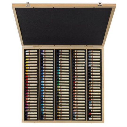 Sennelier Oil Pastels Set of 120 Assorted Colours in Wooden Box